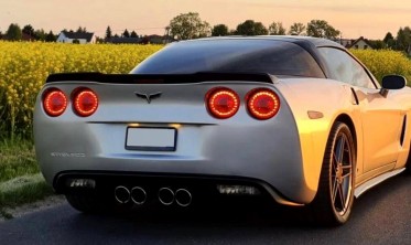 Спойлер крышки багажника Chevrolet Corvette (2005-2013) ZR1 style фото