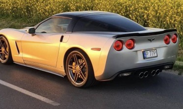 Спойлер крышки багажника Chevrolet Corvette (2005-2013) ZR1 style фото