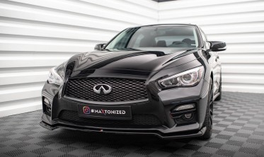 Тюнінгова накладка на передній бампер Infiniti Q50 S Mk1 вер. 1 фото