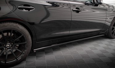 Бічні дифузори (лістви) на пороги Infiniti Q50 Mk1 S версія фото