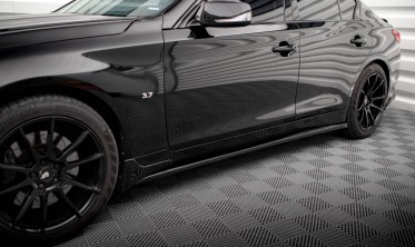 Бічні дифузори (лістви) на пороги Infiniti Q50 Mk1 S версія фото