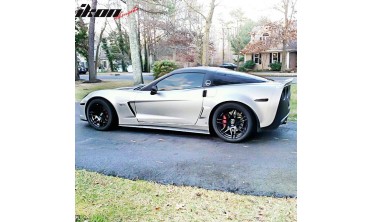 Диффузоры порогов Chevrolet Corvette (2005-2013) ZR1, Z06, Grand sport фото