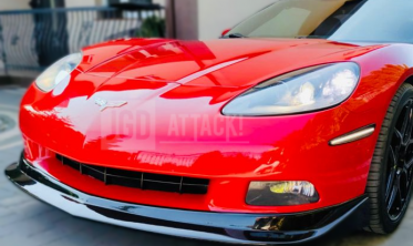 Тюнінговий дифузор переднього бампера Chevrolet Corvette 2005-2013 фото