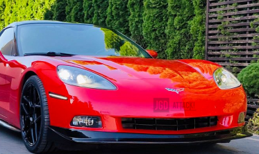 Тюнінговий дифузор переднього бампера Chevrolet Corvette 2005-2013 фото