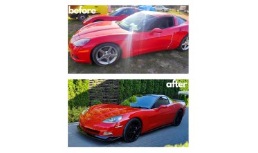 Тюнінговий дифузор переднього бампера Chevrolet Corvette 2005-2013 фото