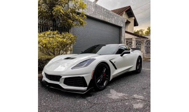 Тюнинговый передний бампер Chevrolet Corvette 2014-2019 zr1 style фото