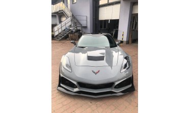 Тюнинговый передний бампер Chevrolet Corvette 2014-2019 zr1 style фото