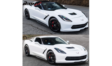 Диффузор переднего бампера Chevrolet Corvette (2014-2019) stage 2 фото