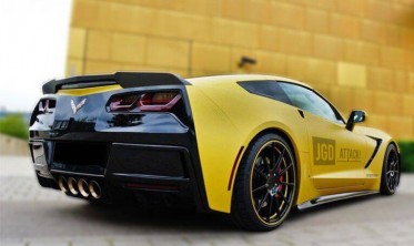 Спойлер кришки багажника Chevrolet Corvette (2014-2019) zr51 style фото