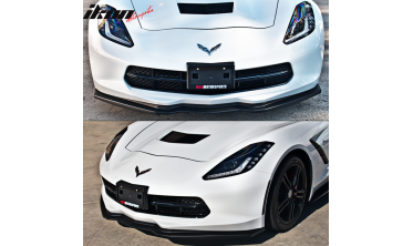 Дифузор переднього бампера Chevrolet Corvette (2014-2019) stingrey style фото