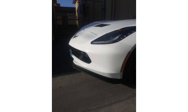 Дифузор переднього бампера Chevrolet Corvette (2014-2019) stingrey style фото