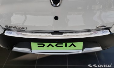 Захисна накладка на задній бампер Dacia Spring фото