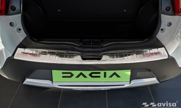 Захисна накладка на задній бампер Dacia Spring фото