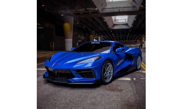 Дифузор переднього бампера Chevrolet Corvette (2020-...) v3r фото