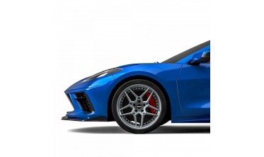 Дифузор переднього бампера Chevrolet Corvette (2020-...) v3r фото