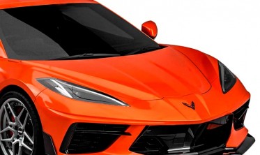 Дифузор переднього бампера Chevrolet Corvette (2020-...) vzr2 style фото