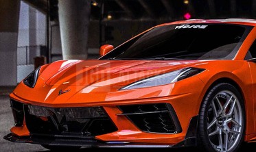 Дифузор переднього бампера Chevrolet Corvette (2020-...) vzr2 style фото