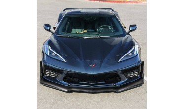 Дифузор переднього бампера Chevrolet Corvette (2020-...) vzr2 style фото