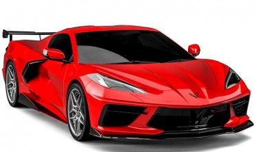 Дифузор переднього бампера Chevrolet Corvette (2020-...) vzr1 style фото