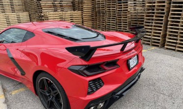 Спойлер крышки багажника Chevrolet Corvette (2020-...) high wing style фото
