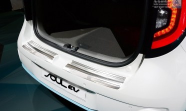Захисна накладка з 2 частин на задній бампер Kia Soul II EV фото