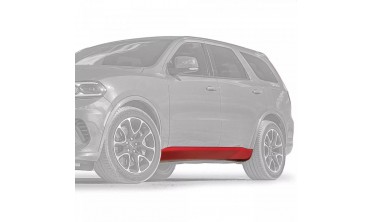 накладки на порогои Dodge Durango (2014-2022) в стиле srt hellcat 2021 фото