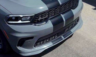 диффузор переднего бампера Dodge Durango (2021-2022) в стиле srt hellcat 2021 фото