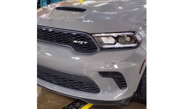 диффузор переднего бампера Dodge Durango (2021-2022) в стиле srt hellcat 2021 фото
