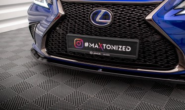 Тюнинговая накладка на передний бампер Lexus ES Mk7 F Sport вер. 1 фото
