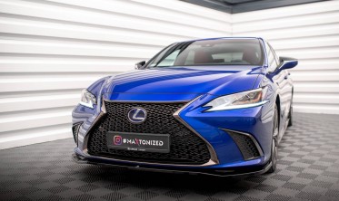 Тюнинговая накладка на передний бампер Lexus ES Mk7 F Sport вер. 1 фото