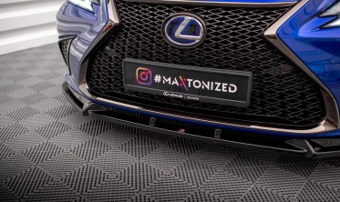 Нижній дифузор під передній бампер Lexus ES Mk7 F Sport вер. 2 фото