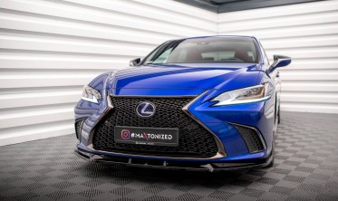 Нижній дифузор під передній бампер Lexus ES Mk7 F Sport вер. 2 фото
