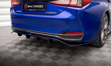 Тюнінгова накладка на задній бампер Lexus ES Mk7 версія F Sport фото