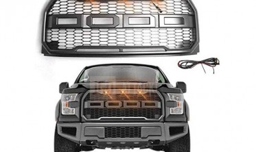 Радиаторная решетка Ford f150 (2015-2017) raptor style led фото