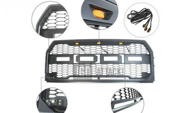 Радиаторная решетка Ford f150 (2015-2017) raptor style led фото