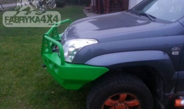 Защитная дуга для силового бампера Toyota Land Cruiser Prado J120, 125 фото