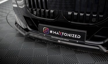 Передняя накладка на бампер BMW 7 M-Pack / M760e / i7 M-Pack G70 вер. 3 фото