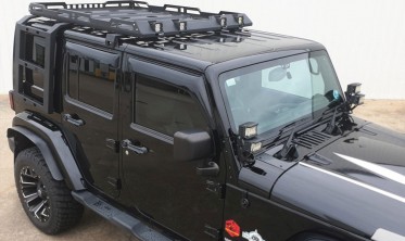 Багажник на крышу Jeep Wrangler JK 2007-2018 длинная версия фото