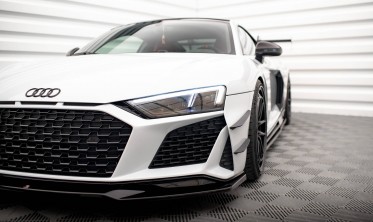 Комплект накладок на передний бампер (Canards) Audi R8 Mk2 послерестайл фото