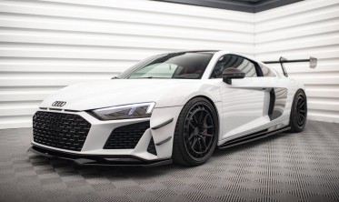 Комплект накладок на передний бампер (Canards) Audi R8 Mk2 послерестайл фото