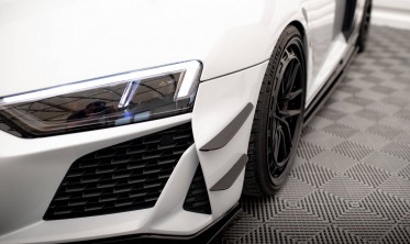 Комплект накладок на передний бампер (Canards) Audi R8 Mk2 послерестайл фото