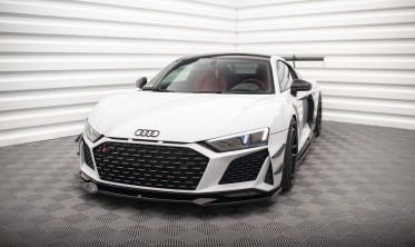 Комплект накладок на передний бампер (Canards) Audi R8 Mk2 послерестайл фото