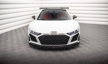 Тюнинговая накладка под передний бампер Audi R8 Mk2 послерестайл вер. 2 фото