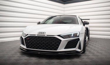 Тюнинговая накладка под передний бампер Audi R8 Mk2 послерестайл вер. 2 фото