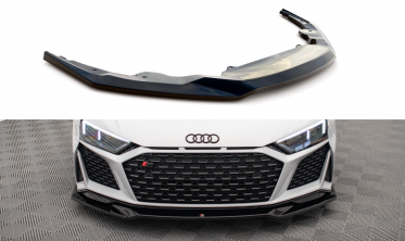 Передний диффузор под бампер Audi R8 Mk2 рестайл вер. 3 фото