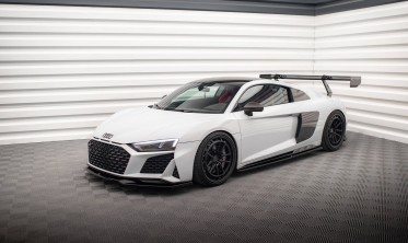 Тюнинговые листвы под пороги Audi R8 Mk2 послерестайл вер. 2 фото