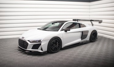 Боковые диффузоры + накладки на пороги Audi R8 Mk2 послерестайл фото