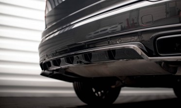 Тюнінгова накладка на задній бампер Volvo XC90 Mk2 R-Design рестайл фото