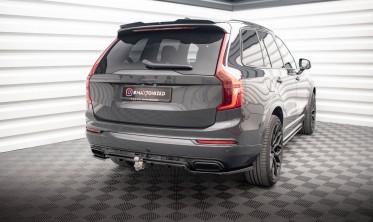 Тюнінгова накладка на задній бампер Volvo XC90 Mk2 R-Design рестайл фото