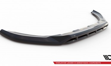 Тюнінгова накладка під передній бампер Volvo XC60 Mk1 R-Design післярестайл фото